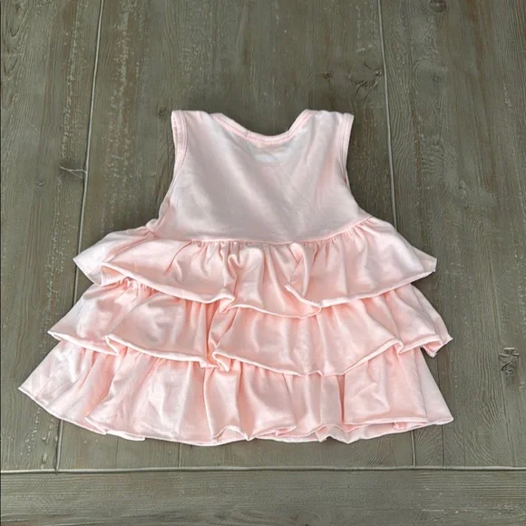 Adorable Sweetness Two Piece Peach Ruffle Tiered Capri Set - Size 2T - NWOT - Picture 7 of 12
